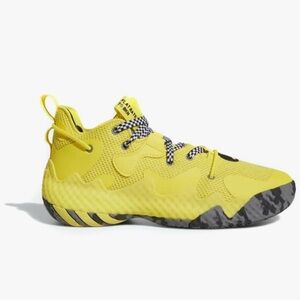 Adidas Black and Yellow Athletic Shoes